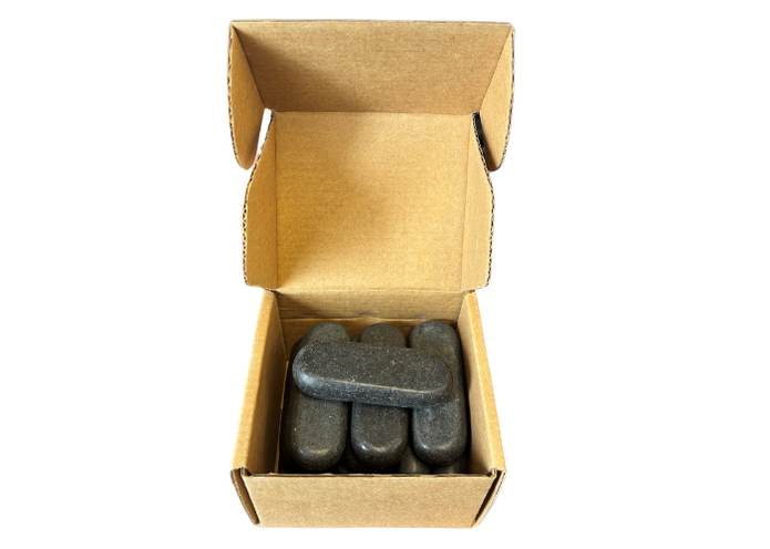 Miniature Pressure Point Basalt Stone 10pc
